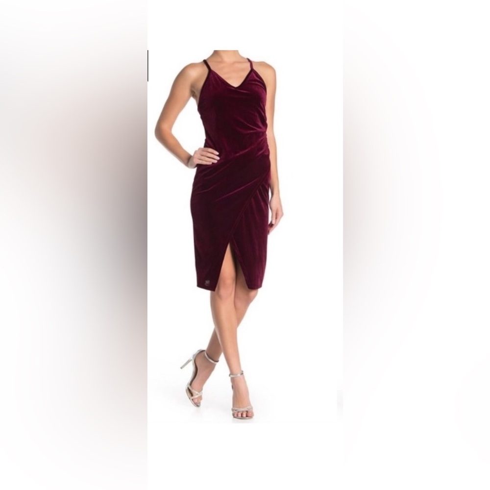 Vanity Room Velvet Dress Red XS NWOT